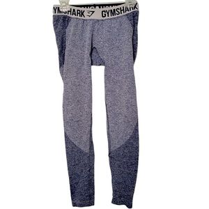 Gymshark Gray Blue Marled Flex Leggings